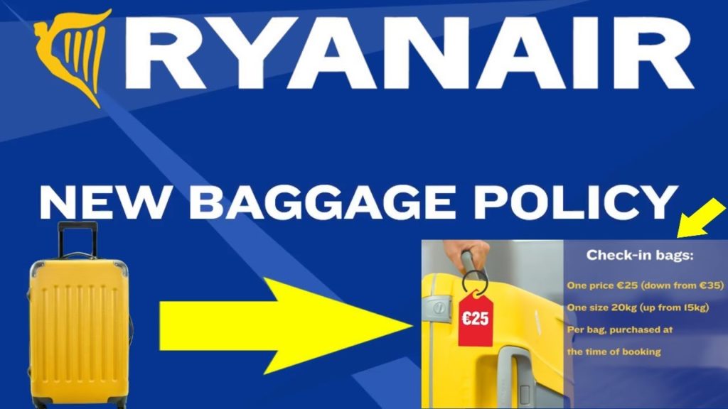 cost of 20kg bag ryanair